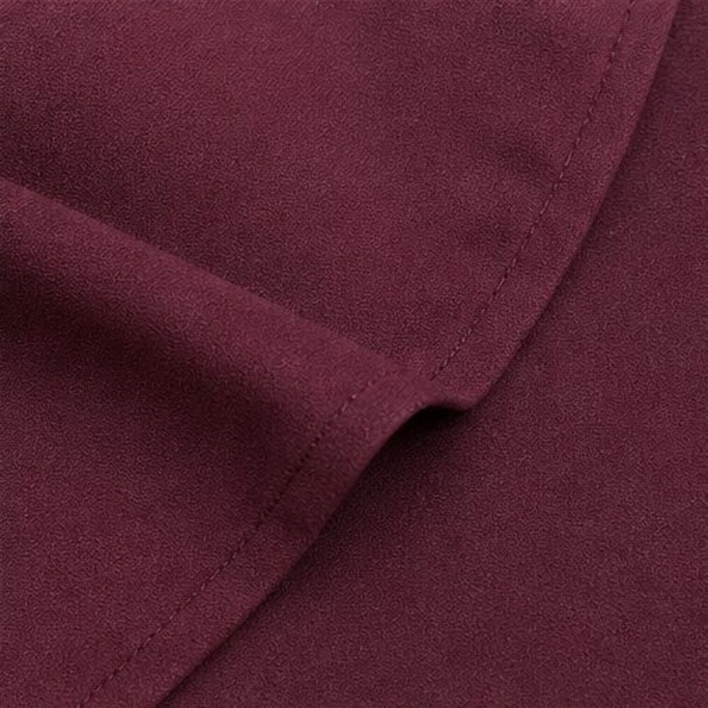 Burgundy Ruffle Blouse - Picture 6 of 6